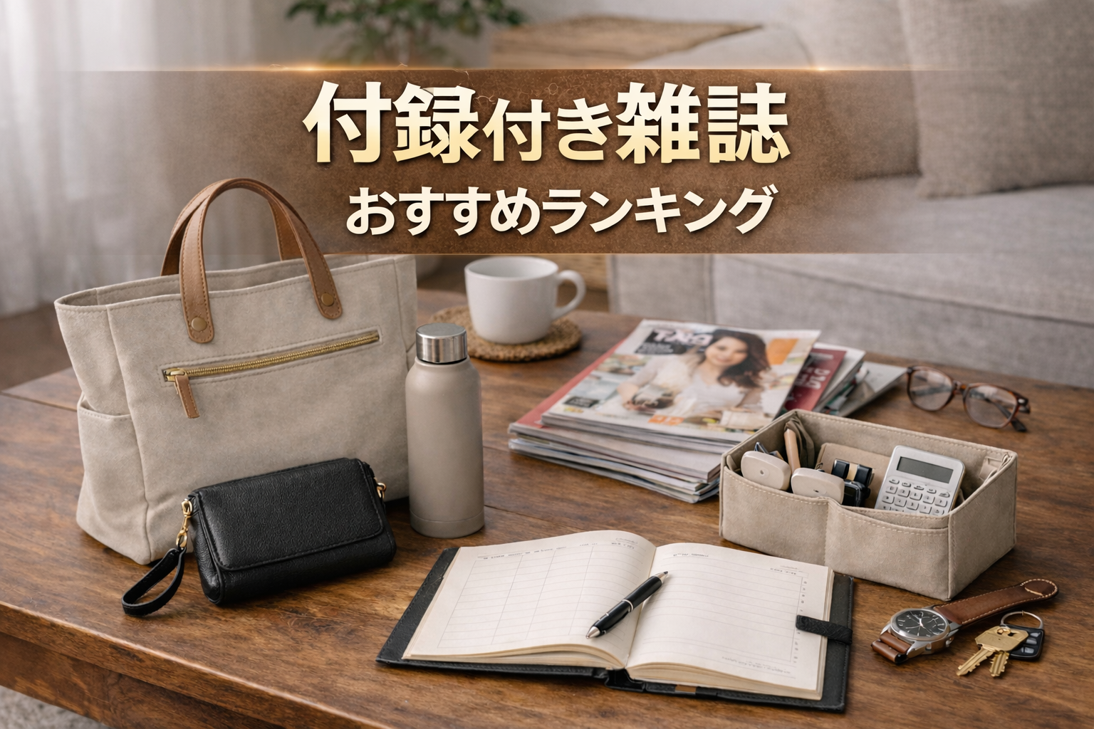 コスパ最強の付録付き雑誌おすすめランキング〜家計にやさしく使える付録で選ぶ理由〜