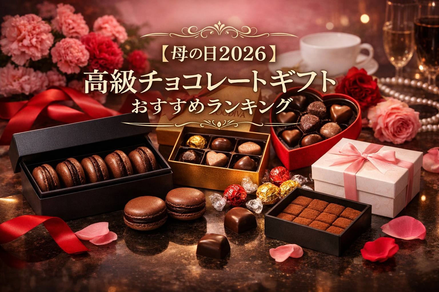 【母の日2026】高級チョコレートギフトおすすめランキングTOP5|感謝が伝わる厳選スイーツ